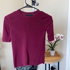 Knit 1/2 sleeve Tshirt